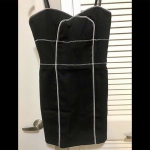 Guess Jeans Sweetheart neckline Little Black Dress